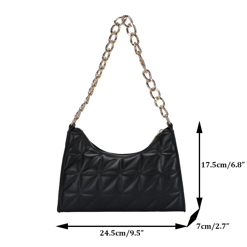 Retro Alligator Pattern Female Small Handbags and Purse Armpit Shoulder Bags High Quality PU Leather Ladies Clutch Totes Bag