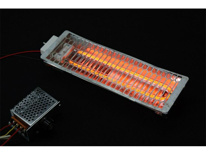 Инфракрасный нагреватель из углеродного волокна: Покрасочная камера-печь, Сушильный канал, Электрический нагрев, Аквакультура и Физиотерапия