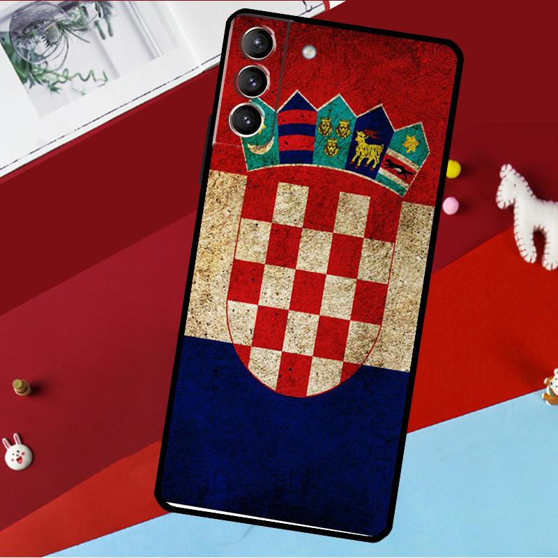 Чехол Флаг Хорватии Для Samsung Galaxy S26 S25 S24 S22 S23 Ultra Plus S20 S21 FE S9 S10 S25 FE Чехол для телефона