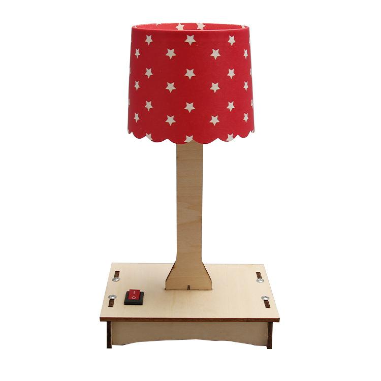 Science And Technology Small Production Diy Colorful Small Table Lamp Material Primary School Science Experiment Invention Hand Assembled Model Toys