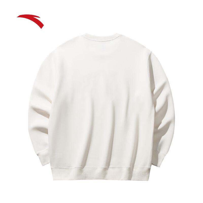 Anta Men's Retro Letter Print Pullover Sweatshirt