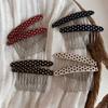 Non-Slip Hair Combs Polka Dot Bangs Hair Clip New Hairpin  for Princess Hair Accessories