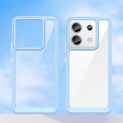 Для Xiaomi Redmi Note 13 Pro 5G/Poco X6 5G Чехол для телефона ТПУ+Акриловая защитная крышка