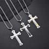 Three Layer Cross Personalized Minimalist Alloy Pendant