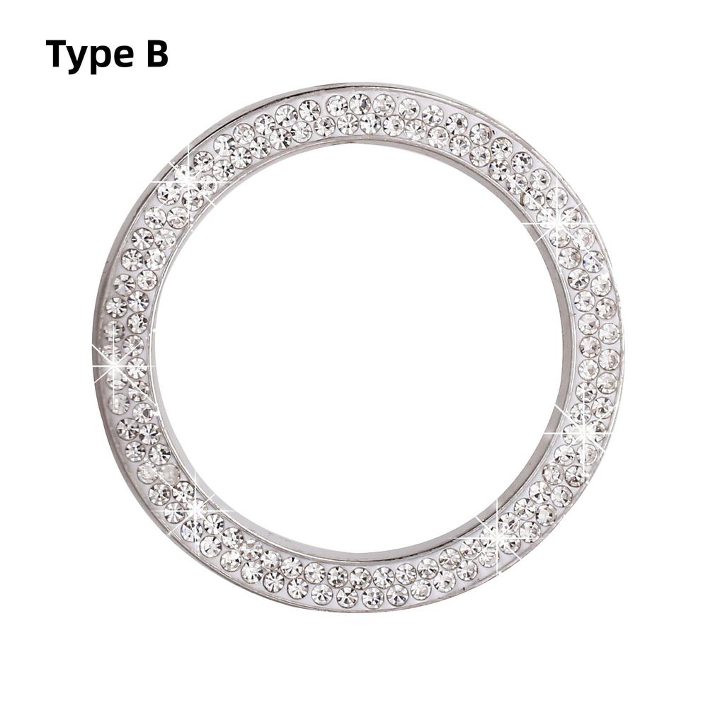 Crystal Engine Ignition Onekey Start Stop кнопочный переключатель защитный чехол Bling Girls автомобильные аксессуары Декор салона автомобиля