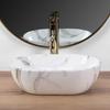 Umywalka amelia mini 38 shiny aiax - nablatowa sku rea-u9107