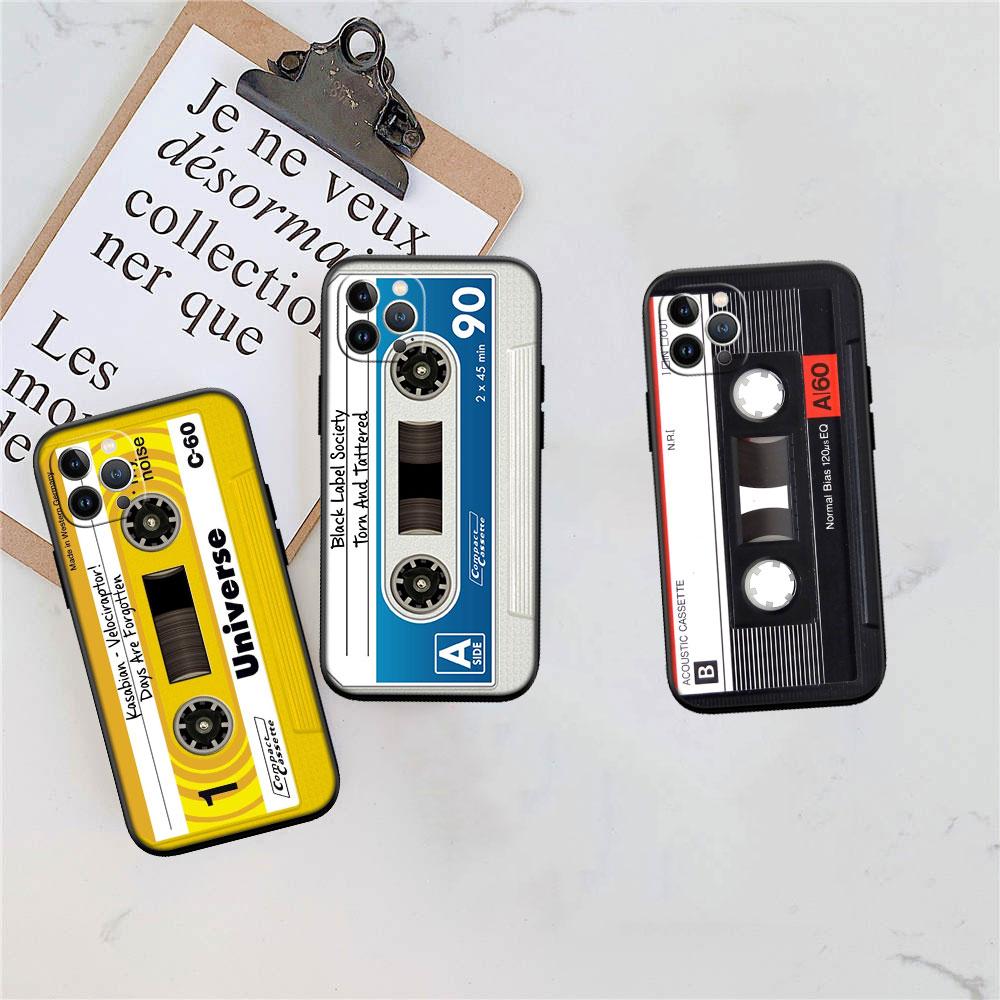 CJ26 Cassette Vintage Tape Soft Shell Phone Case for Xiaomi Xiaomi Poco M4 M5 M6 M7 X3 X6 X7 F8 Ultra Pro GT NFC