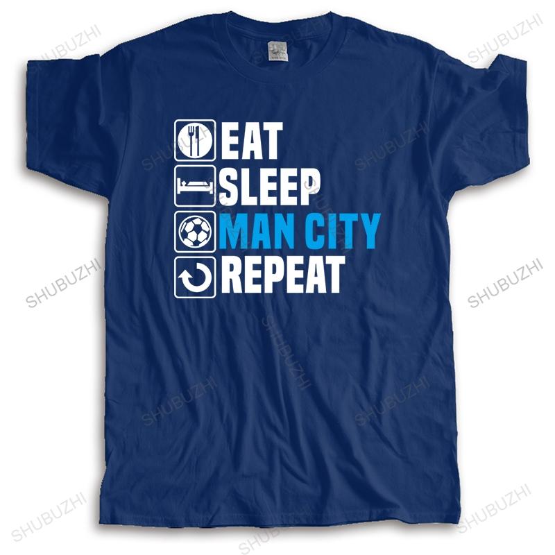 New Fashion T-shirt Cotton Tees EAT SLEEP Unisex CITY REPEAT Brand Top Tee Unisex Teeshirt Streetwear Tshirt for Boys Drop Shipping Unisex T-shirt