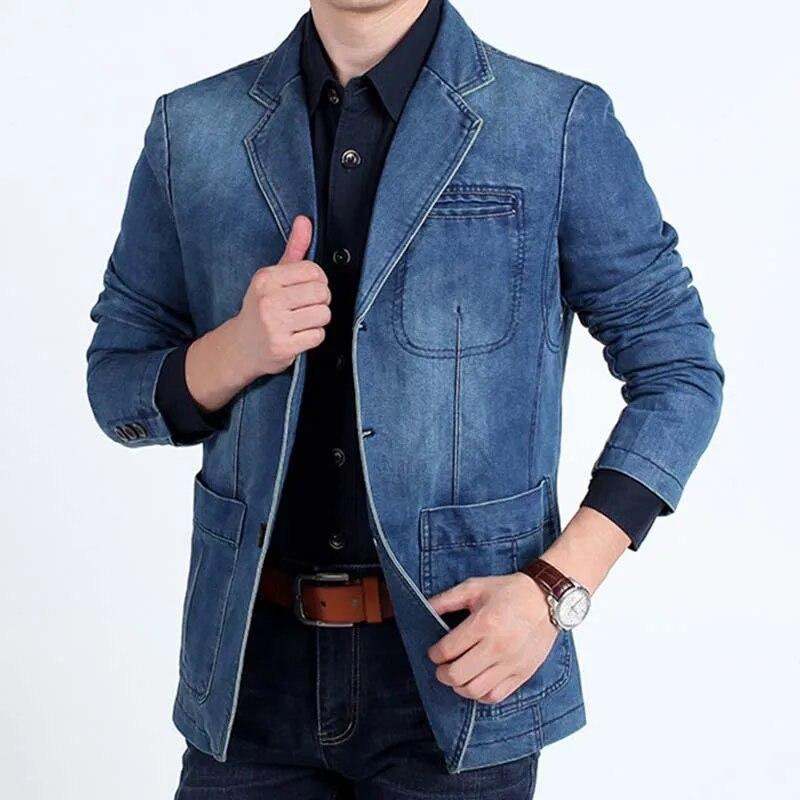 Blazers Trekking Jaket Denim Men's Coat Mens Coats
