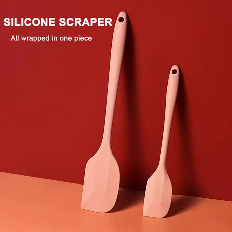 Силиконовая лопатка для крема, термостойкая, антипригарная, идеально подходит для приготовления пищи, выпечки и перемешивания, кухонный инструмент пищевого класса