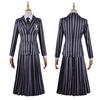 Wednesday Addams Role Playing Adult School Uniform Costume Set For Halloween Events And Cosplay