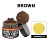 Leather Coloring Paste-three Colors(white,brown,black),suitable for Shoes,bags,sofas-repair,restore Faded and Scratched Leather