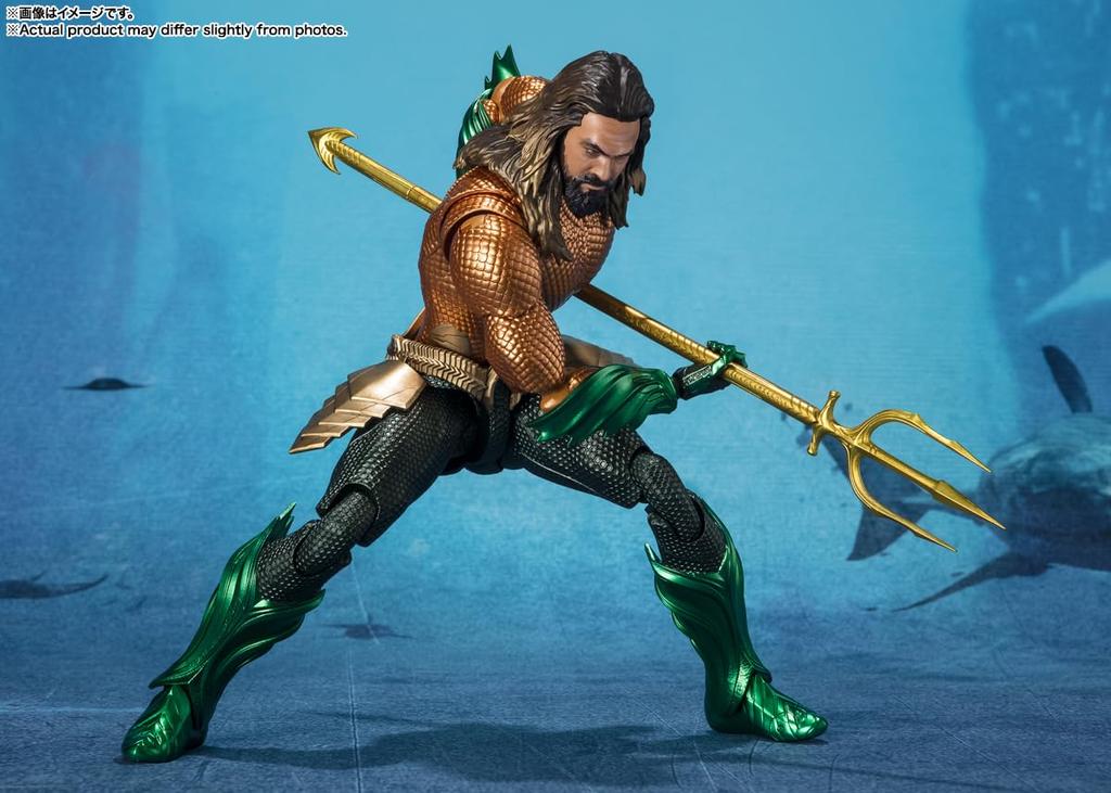 TAMASHII NATIONS Aquaman Approximately 160mm Painted Movable Figure S.H.Figuarts (Aquaman/Lost Kingdom) ABS&PVC