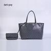 Goya Goyard Средняя сумка-тоут в клетку "гусиная лапка": Большая вместительная женская сумка через плечо для мамы и для поездок на работу