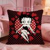 Betty BBoops Cute Cartoon Cushion Cover Premium Comfort Reversible Pillow Cove Two In One Design For Any Room  Car Interior