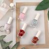 Oil-based Nail Polish No Bake Fast Drying Non-peelable Non-slip Safe Odorless Nude Color Nail Salon Nail Polish
