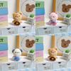 Plush Animal Keychain With Short Plush Fabric For Kid Playroom Decor