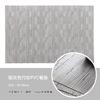 Teslin pvc placemat European western dining mat non-slip thermal insulation mat bamboo grain hotel solid color dining table mat