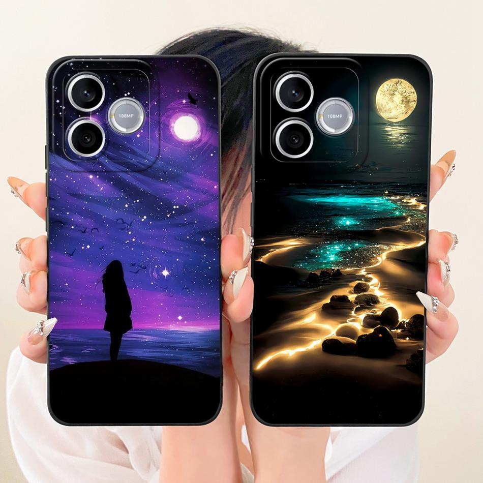 For Honor 600 Lite 5G Honor600 2026 Fashion Dusk Beach Painting Phone Case For Honor 600 600Lite Soft Silicone Covers Bumpers
