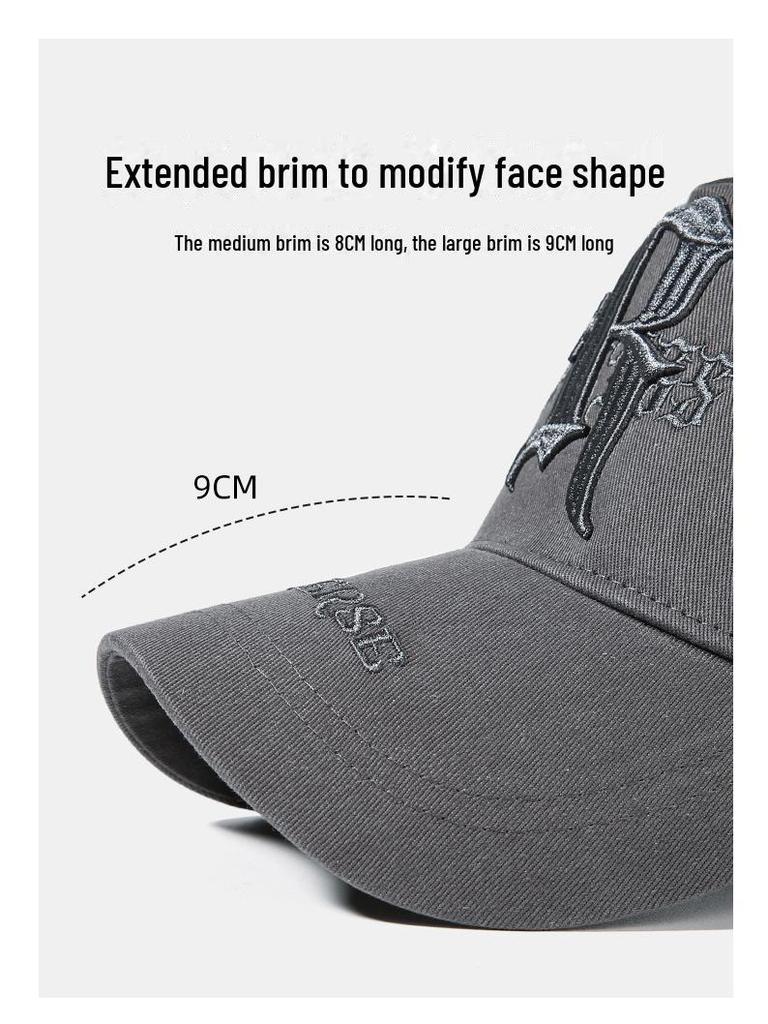 [Специальное предложение] Модная кепка-утконос из чистого хлопка с высоким верхом — удобная, дышащая бейсболка для мужчин и женщин