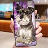 Чехол для телефона Motorola Edge 50 40 Pro 60 50 40 30 Ultra Neo Fusion Moto G85 G72 G53 G54 G84 G13 G32 Щенячья собака Шнауцер Искусство