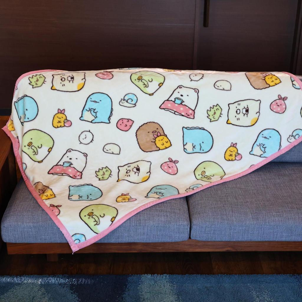 Marushin Sumikko Gurashi Faces Sumikko Half H140 x Cold Weather Available in 3 6575028900 Blanket, W100cm, Cute, Fluffy, Stylish, Item, Sizes,