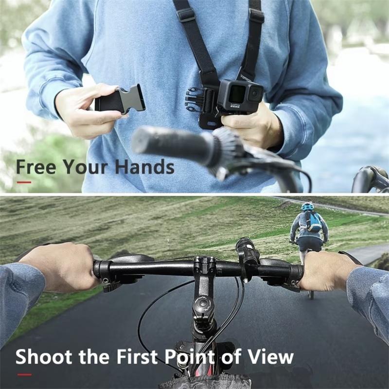 Mobile Phone Chest Mount Harness Strap Holder Cell Phone Clip Action Camera