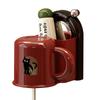 MDNG Suction Cup Toothbrush Holder with Mouthwash Cup