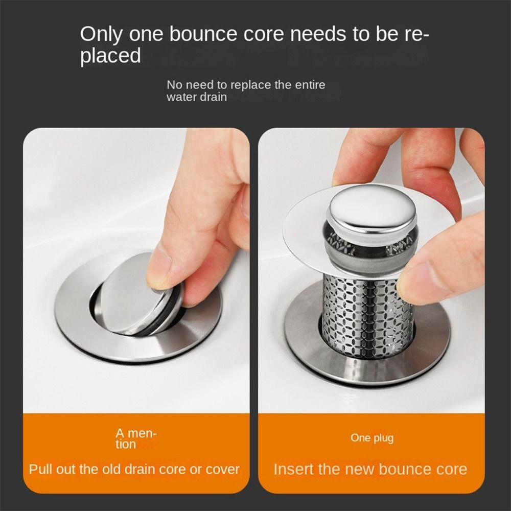 Ловушка для волос Выдвижной сливной фильтр Антизасоряющий сердечник для раковины Новый фильтр для раковины Аксессуар для ванной комнаты
