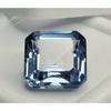 Stunning Sky Blue Aquamarine Natural Asscher Cut 5-7 Ct Certified Gemstone