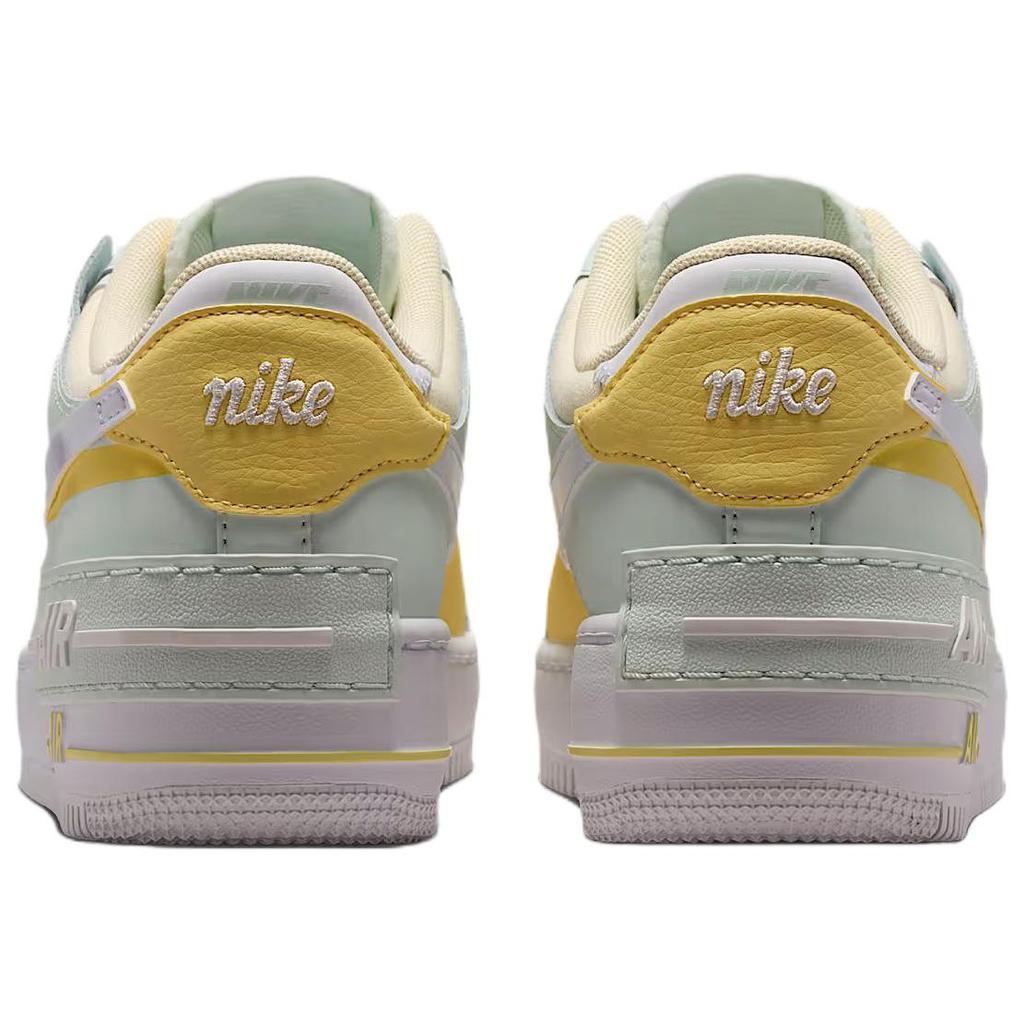Nike Кроссовки Nike Air Force 1 Shadow Удобные Универсальные Низкие Женские Кроссовки Желтый Белый Зеленый DZ1847-301