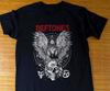 DEFTONES White Owl Skull Rock Band Black Unisex T-shirt Size S-4XL
