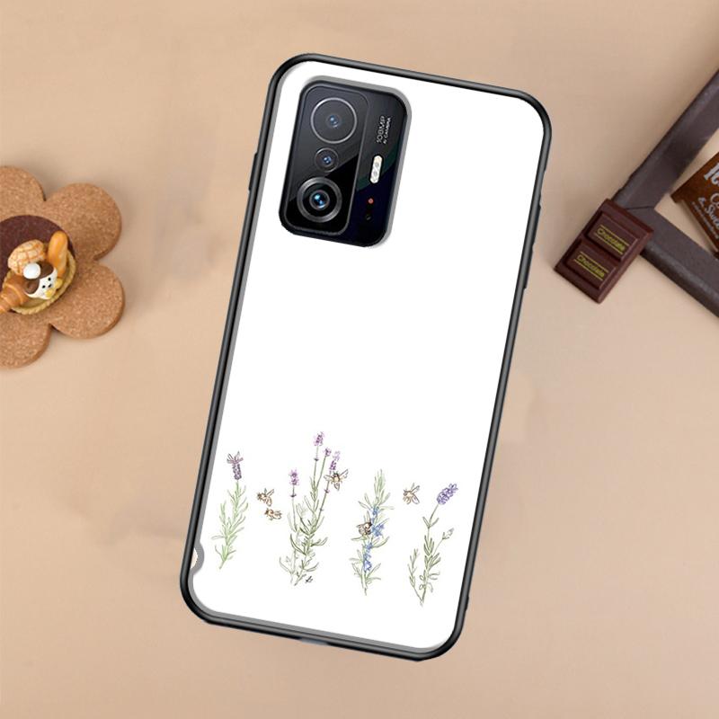 Чехол с лавандовыми фиолетовыми цветами для Xiaomi POCO X7 X6 X5 X3 Pro F3 F5 F6 M6 Pro 13 14 Ultra 11T 12T 13T 14T Pro
