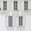 Термоизолирующий набор штор из ткани Оксфорд с дизайном для сворачивания В комплекте крепления, гвозди Для изоляции окон Зимнее и летнее использование