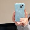 Глянцевый 3D чехол для телефона с пузырчатым волнистым узором для iPhone 16 15 14 13 12 11 Pro Max 16 Pro Эстетика Мягкая противоударная задняя крышка Funda