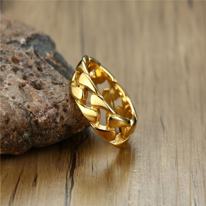 Three-dimensional Texture Personality Ring