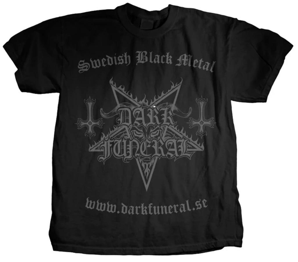 DARK FUNERAL cd lgo ШВЕДСКИЙ БЛЭК-МЕТАЛ Официальная ФУТБОЛКА LRG Новый hail satan NBP