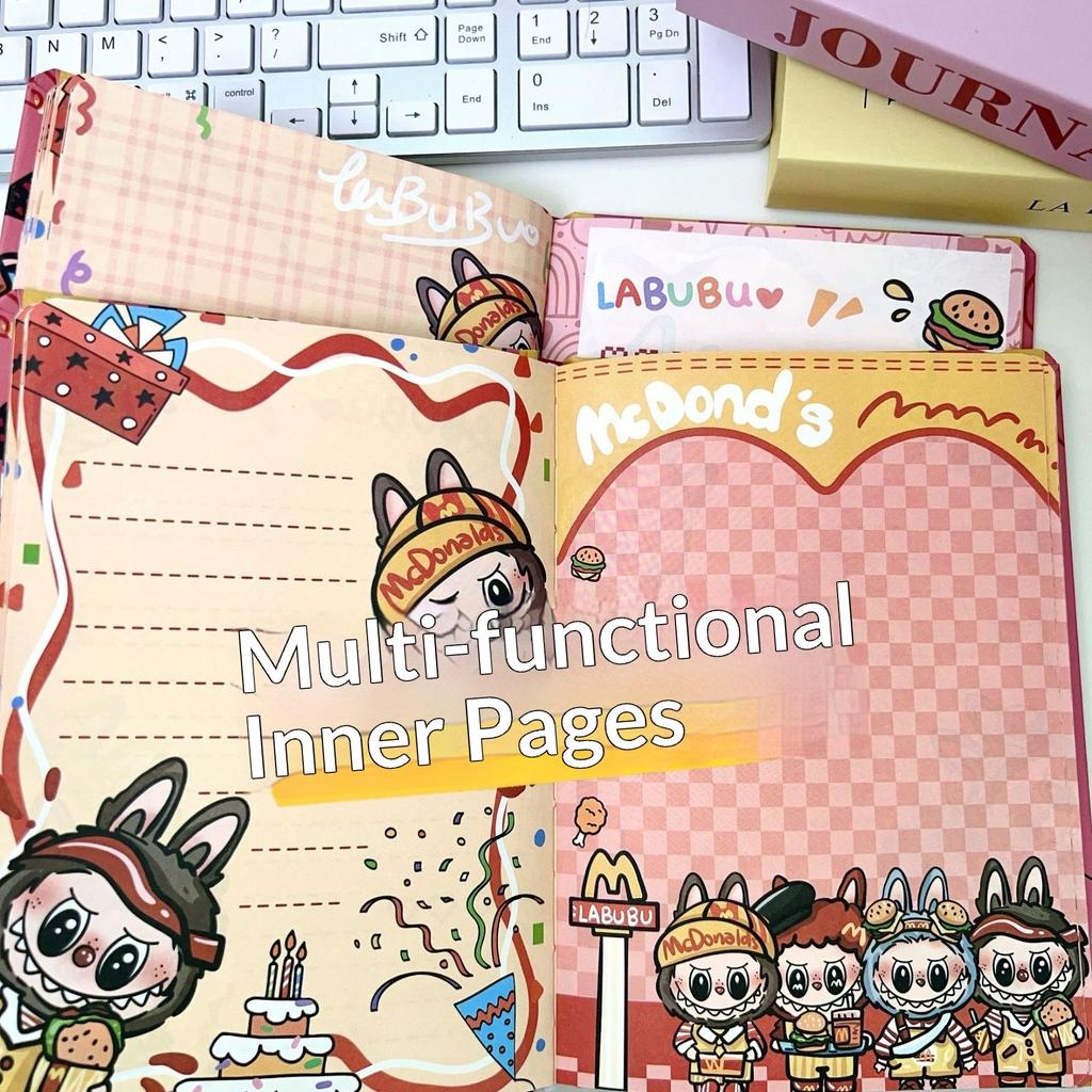 M Record Rabub Color Page Notebook A5 Student Horizontal Line Diary Handbook