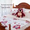 Strawberry Bear All-Season Children's Cotton Quilt