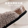 Fashion 2024 Woolen Slippers Women Fluffy Slippers Outdoor Closed Toe Cork Sandals Woman Mule Clogs Shoes Garden Clog Outdoor