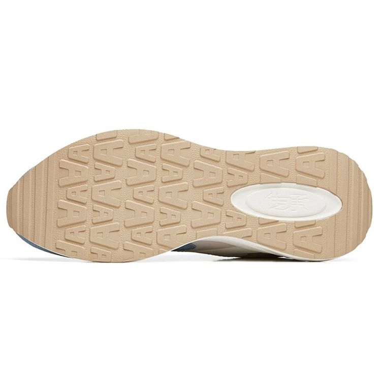 Anta Удобные универсальные повседневные туфли с низким верхом Мужские кроссовки Серо-синие 112248871-4