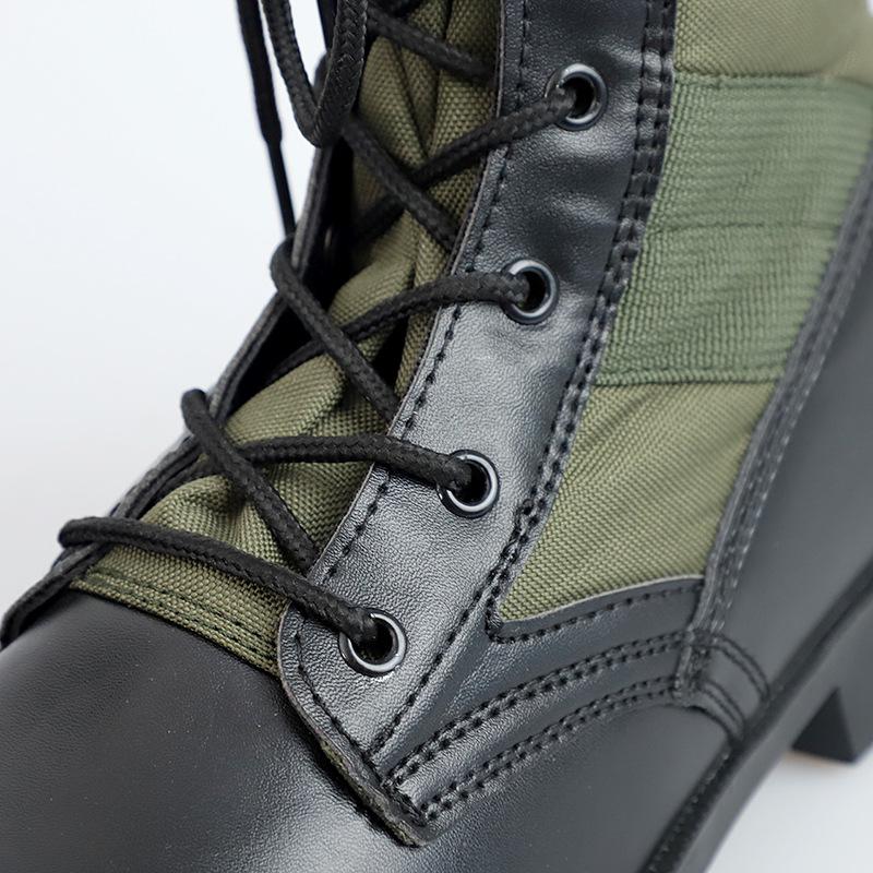 Унисекс Высокие Зеленые Боевые Ботинки Пустынные для Альпинизма и Тренировок на Открытом Воздухе