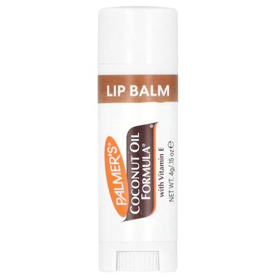 Palmer's, Coconut Oil Formula, увлажняющий бальзам для губ с кокосом и витамином E, 0,15 унции (4 г)