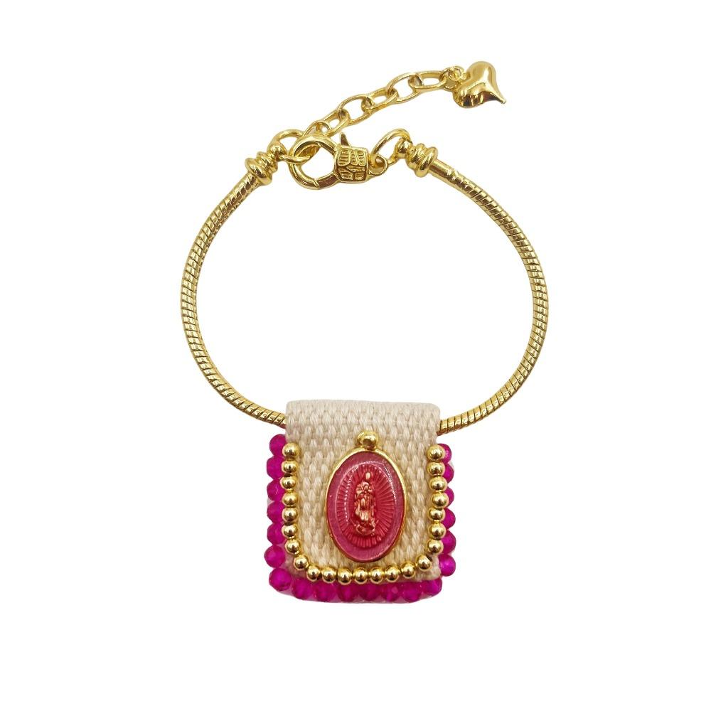 Exquisite Fabric Vintage Braclet Beaded Gold Hand Rope Fashion Metal Bracelet Female