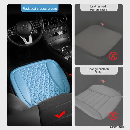 Practical Car Seat Cover 3D Raised Point Lightweight Comfortable Sitting