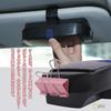 Lebonarie Car Sun Visor Eyeglass Holder with Card Storage Clip (Gray)