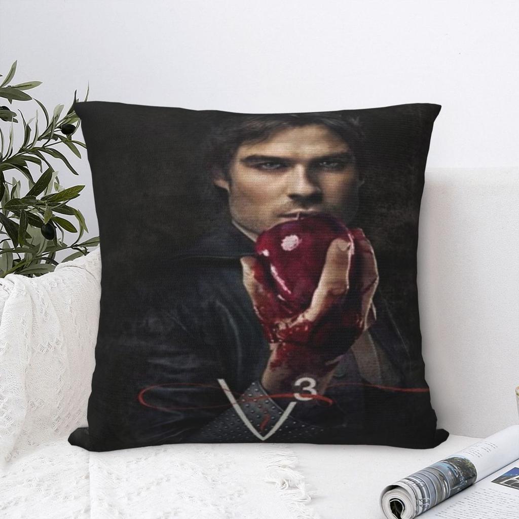 Наволочка Damon Salvatore Мерч Печать Чехол для Подушки Наволочки Домашний Декор Квадратный Разные Размеры