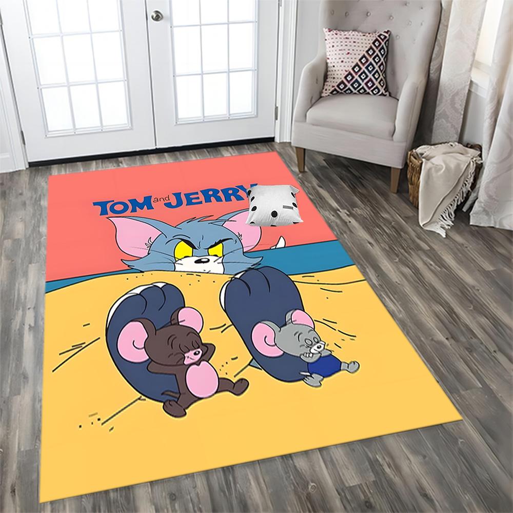 Tom And Jerry Adventure for Living Room rug, Bedroom, Study Room, Hallway Decoration, Perfect for Home Decoration or Holiday Gifts