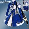 Honkai Star Rail Hsr Fate Saber Cosplay Costume Wig Women Carnival Party Role Playing Halloween  Dress Outfits Costume For Woman