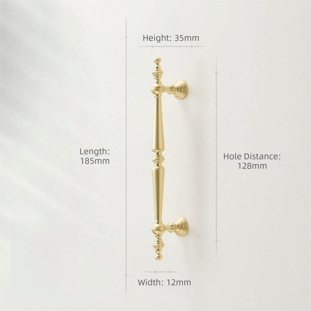 Zinc Alloy Wardrobe Pulls Vintage Drawer Pulls Durable Furniture Handles for Furniture